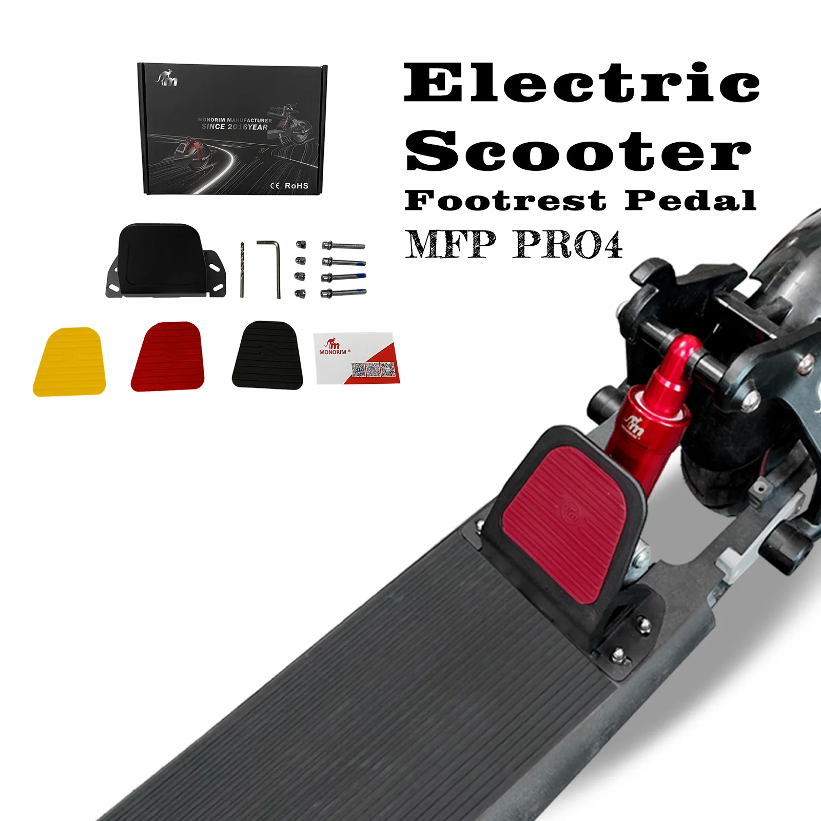 

Monorim MFP 4Pro Footrest Pedal for Xiaomi Scooter 4PRO New Riding Posture Experience Accessories Part