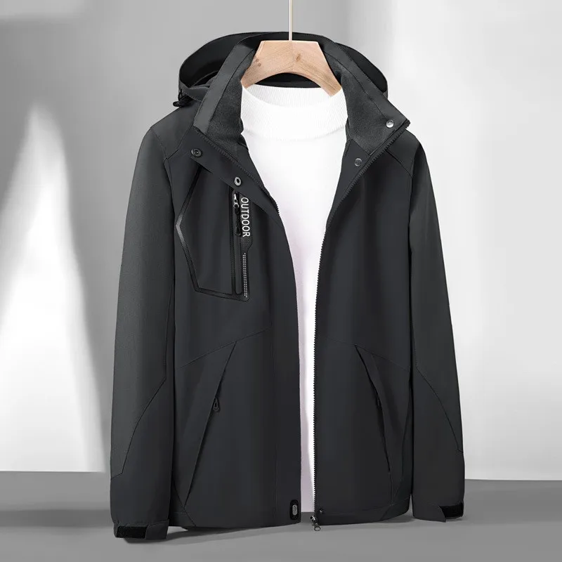 thumbnail image 1 of Sudaderas informales para hombre, camisetas atléticas simples de manga larga, chaqueta fina de una sola capa, ropa holgada para uso diario, 1 of 5