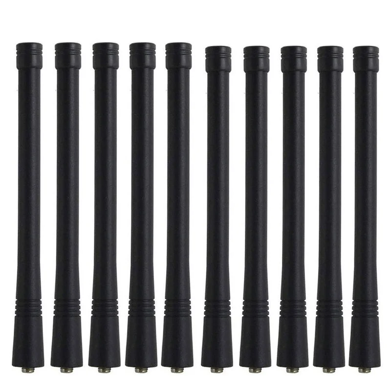 10Pcs VHF 136-174 MHz Antenna for Motorola Radios GP88 GP88S GP328 GP338 GP338 GP140 HT750 CP200 HT1250 EP450 6Inch 2