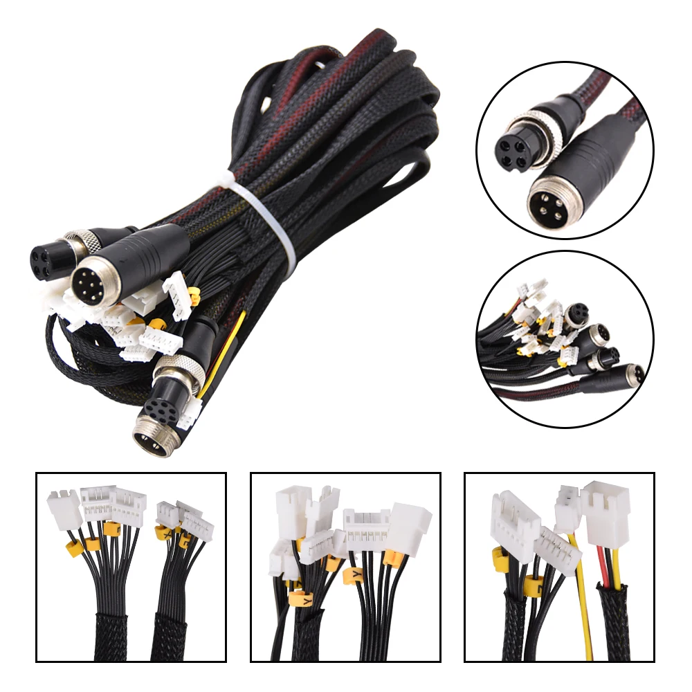 Motor e Limit Switch Cabo de Extensão x y z Eixo e Detector de Filamento Comprimento 1m Cabos para Ender3 Ender5 Cr10 3d Printer Parts - Imagem 3