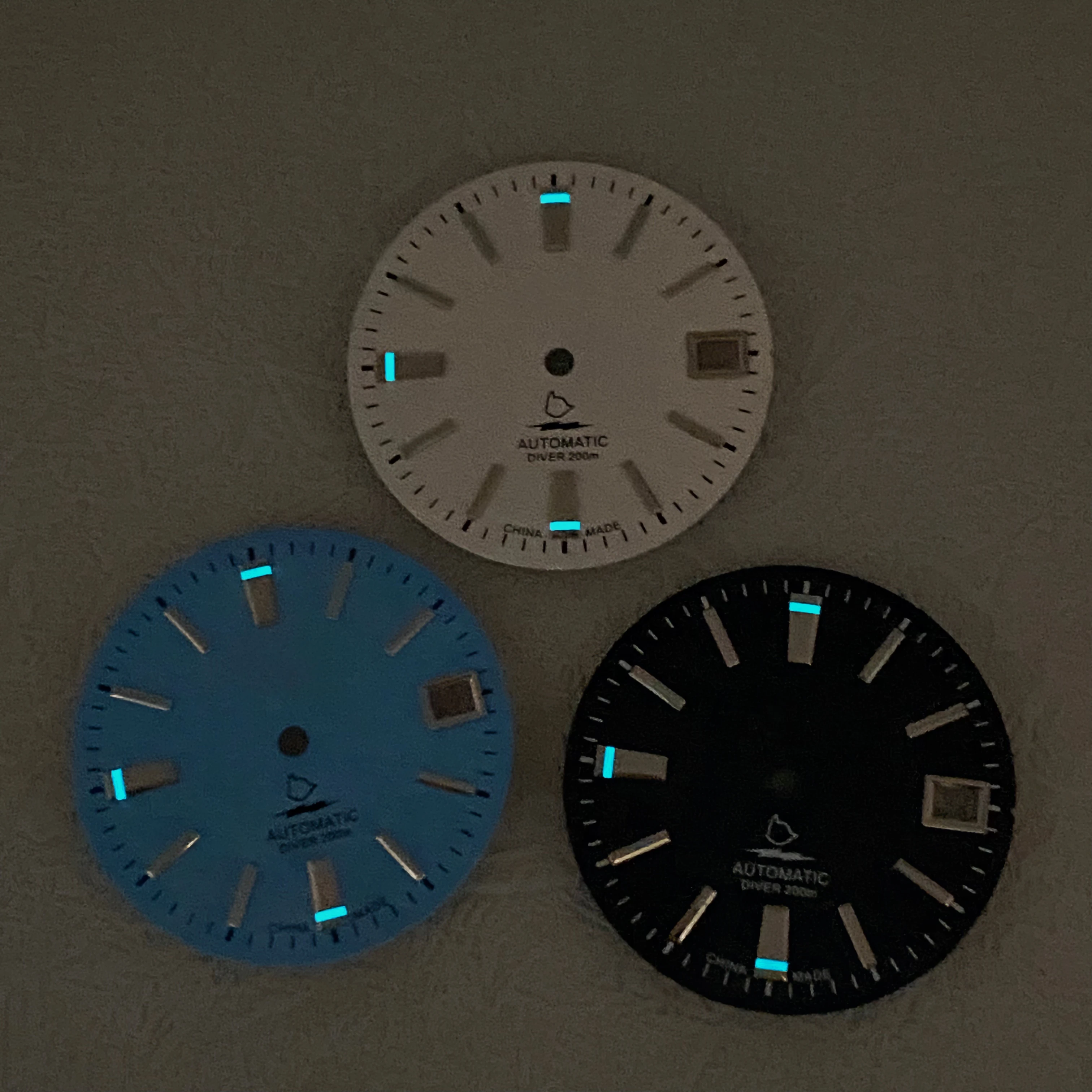 28.5mm dial NH36 modified GS lettering BGW9 luminous diving watch mechanical watch accessories men's watch