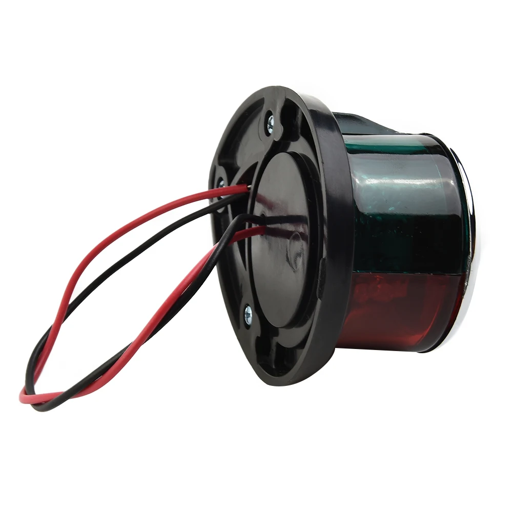 Bogen LED Navigation Segel licht LED Navigation Segel licht Marine Boot Kunststoff rot grün mit Chrom Gehäuse – Detail 15