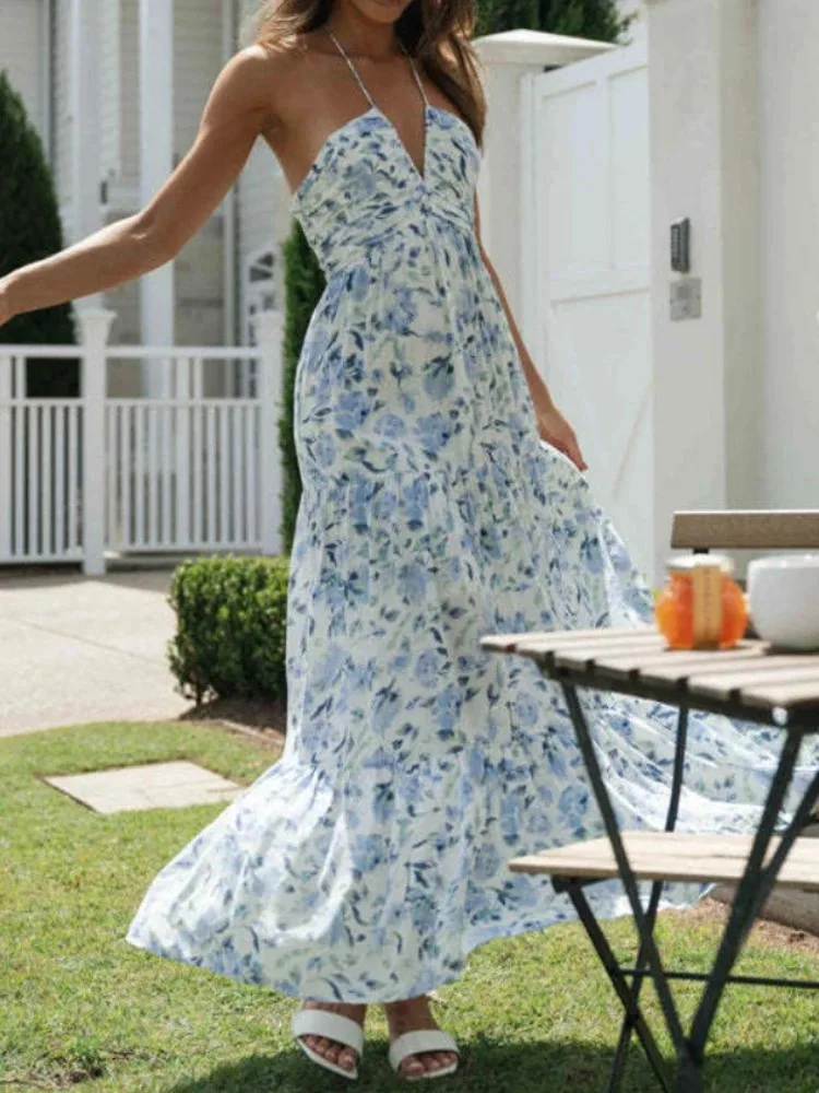 Vestidos Boho Sin Mangas De Chiffon Para Damas De Honor Junior Con Escote En V Wisteria