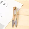 1Pcs New Useful Stainless Steel Stitch U-Shape Use Scissors Cut Fishing Line Trimming Nipper Essential Cross Accessories 4