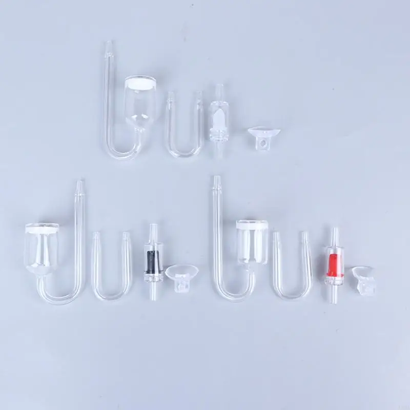 13MA CO2 Diffuser Set for Aquarium for Nano Size with Suction Cup Check Valve Gla