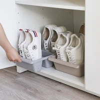 Simple modern Nordic style vertical economy slippers rack space home shoes storage WF 1