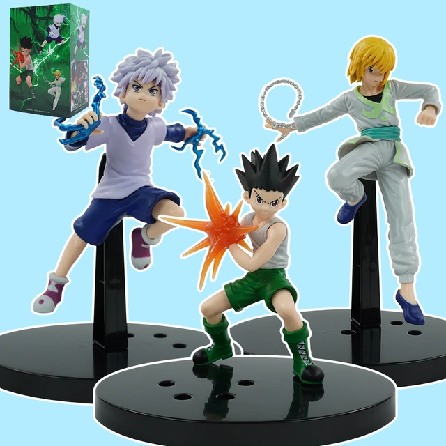 6 Peças Figura Hunter X Hunter Kurapika Gon Freecss Killua Zolyck