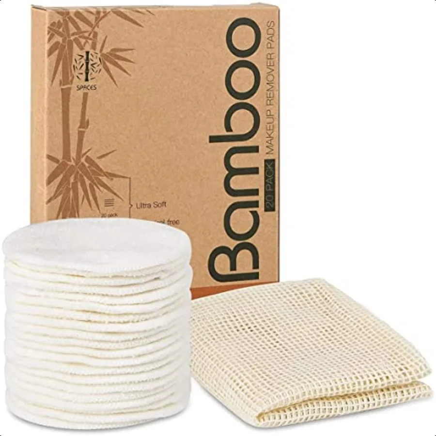 Organic Reusable Makeup Remover Pads Set