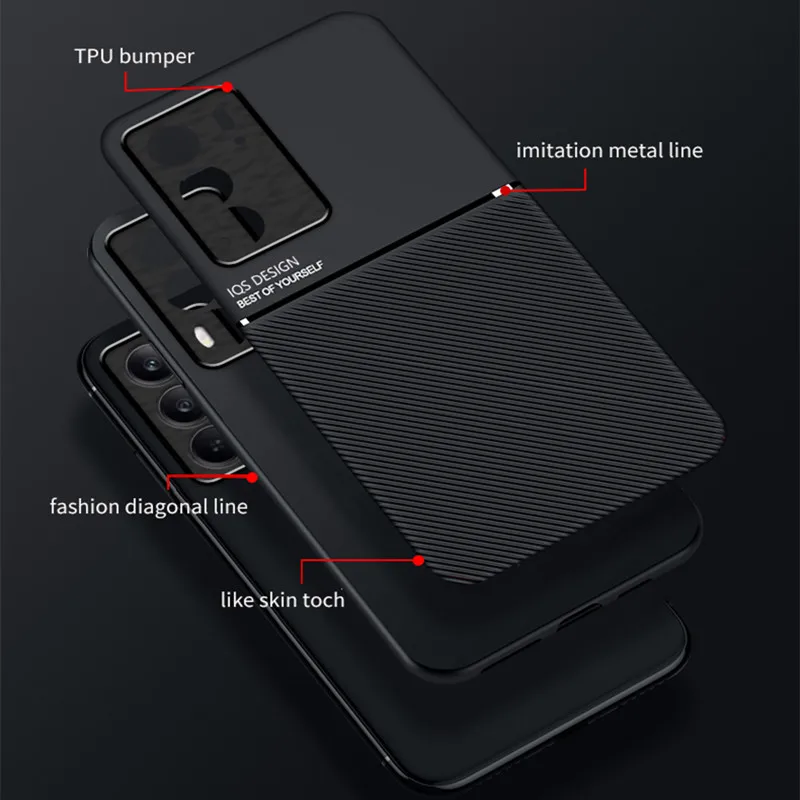 Durable Non-Slip Protective Phone Case with Magnetic Holder