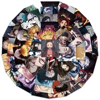 50pcs Demon Slayer Anime Stickers Waterproof Phone Case Cute Sticker Pack Laptop Skin Kawaii Packaging Art Supplies 1