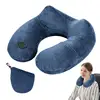 Sleeping Neck Pillow Inflatable Sleeping Pillow For Traveling Adjustable Neck Pillow For High-speed Rail Outdoor Travel 1