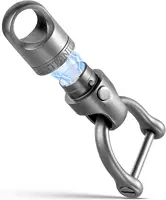 Quick Release Keychain, Titanium Detachable Magnetic Key Holder with 2/3inch D Ring for Car Key Fob,Safely Lock System 1