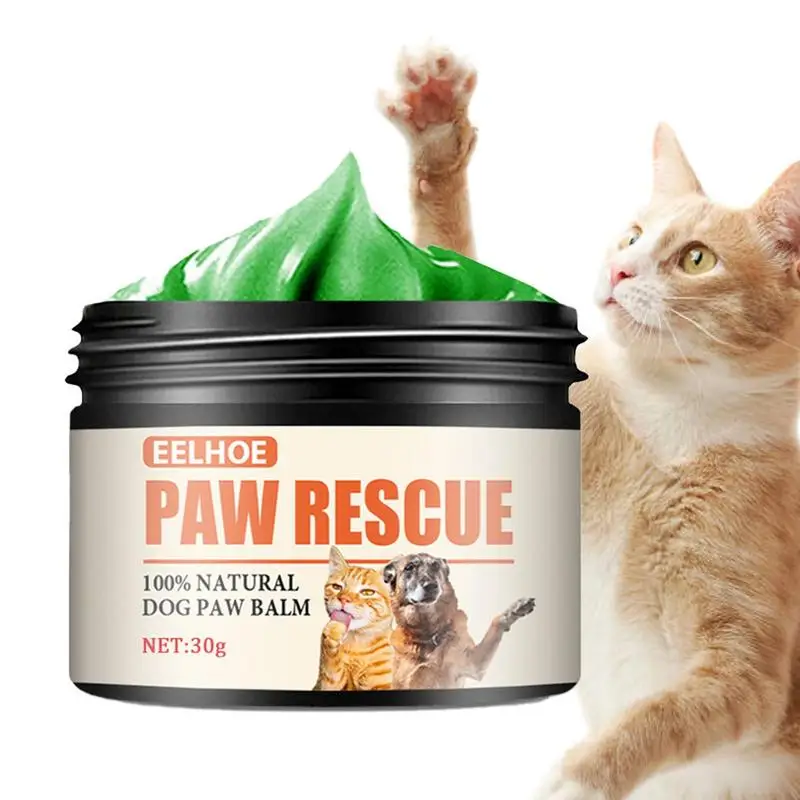 

Paw Pad Balm 30g Dog Paw Wax For Dry Paws & Nose Paw Pad Lotion With Dog Paw Protection For Hot Pavement Nose Paw Moisturizer