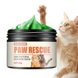 Paw Pad Balm 30g Dog Paw Wax For Dry Paws & Nose Paw Pad Lotion With Dog Paw Protection For Hot Pavement Nose Paw Moisturizer