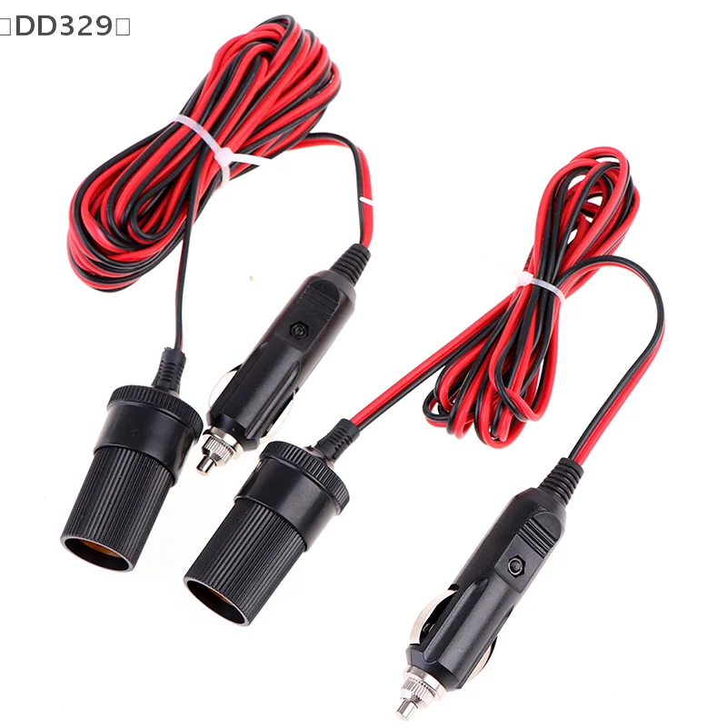 〔DD329〕Car Cigarette Lighter Extension 2M 5M US-Style Power Socket Adapter With Female Connector For Automotive Electronics