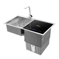 Full-featured Multi-mode Selection Sink Dishwasher Portable Kitchen Countertop Dishwasher 1