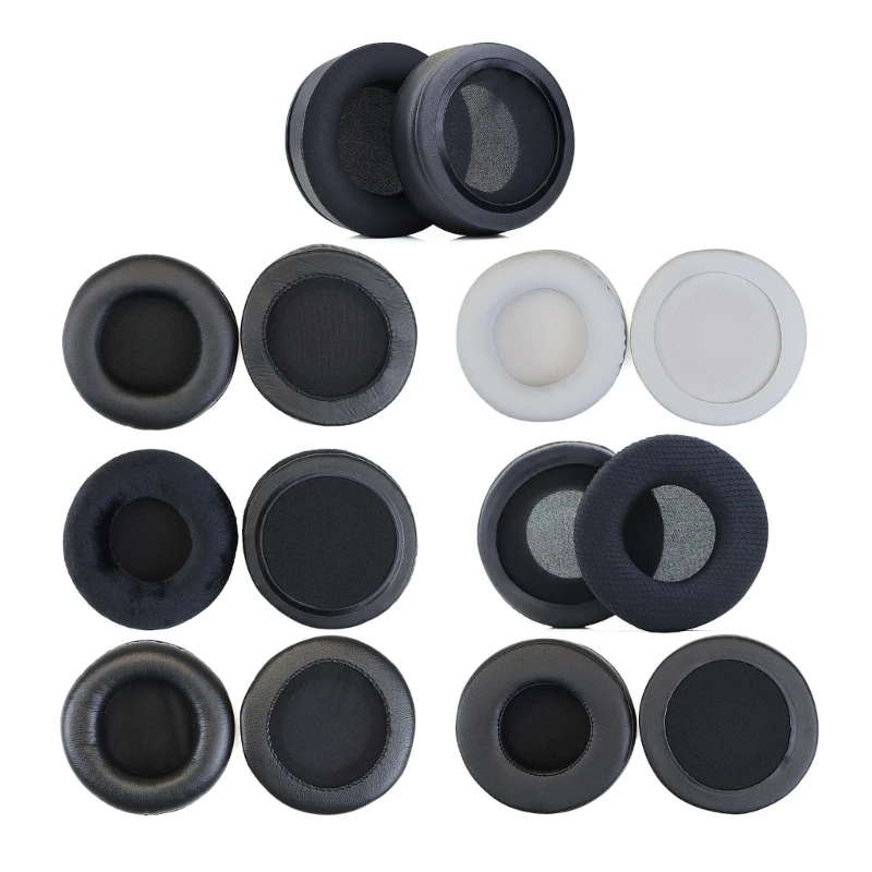 

Black Ear Cups Ear Pads for VH310 H500 VH520 VH530 VH200 Headphones Simple Setups Ear Cushions Sleeve Replacements