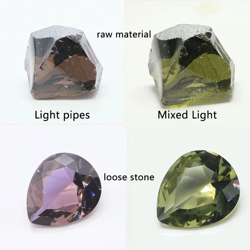 200g/Lot #NZ-4 Color Changed Nanosital Rough Synthetic Nano