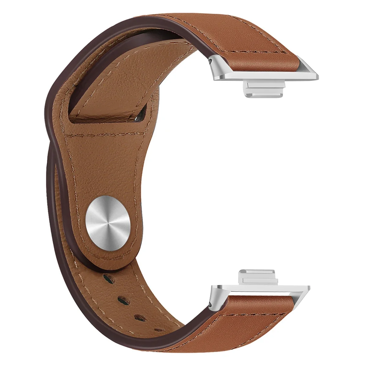 Premium Leather Band Wrist Strap for Smart Watches - Stylish Accessory Compatible with Multiple Models