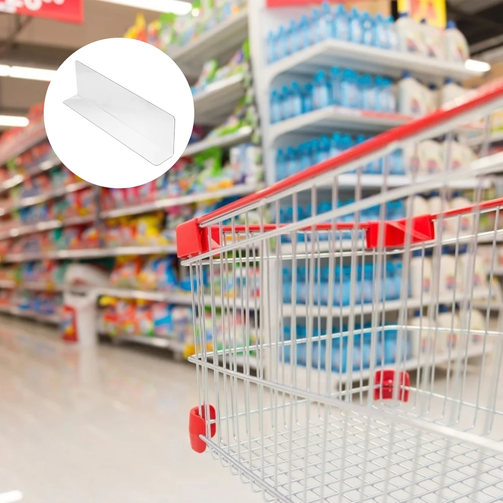 

Shelf Divider Store Storage Rack Supermarket Plastic Goods Separator Commodity Clapboard Shelves