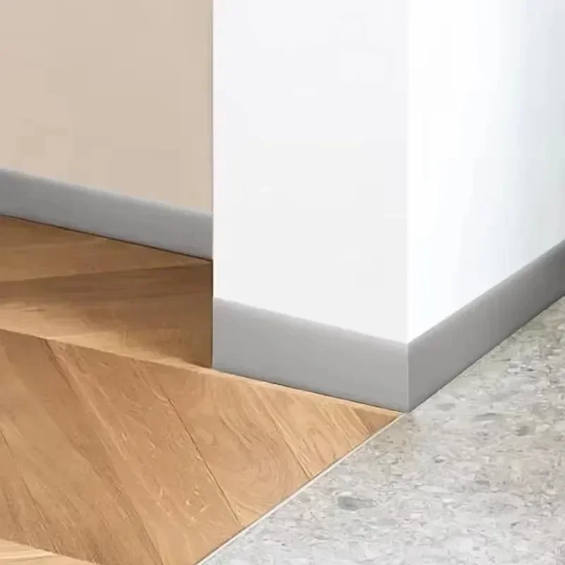 Self Adhesive Waterproof Skirting Line 3D Wall Sticker Thickened Anti-collision Decor Strip Living Room Corner Line Sticker