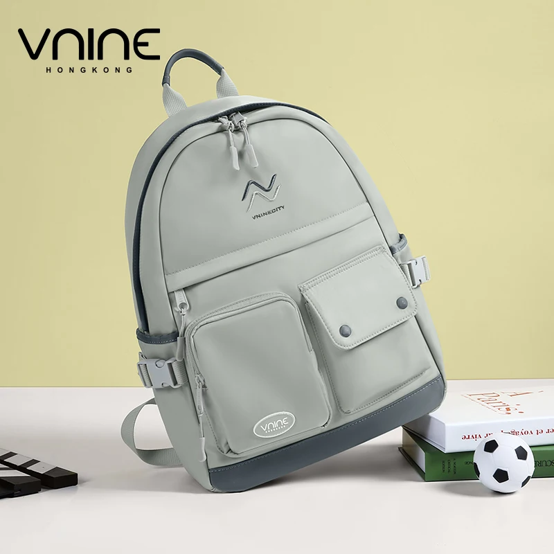 VNINE backpack for women with a sense of niche design, large capacity student backpack for men with lightweight computer bag