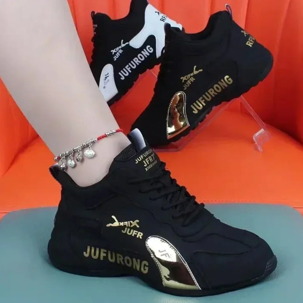 Women Sneakers 2024 New Summer Sports Shoes Breathable Platform Sneakers Women Walking Designer Shoes for Women Zapatos De Mujer