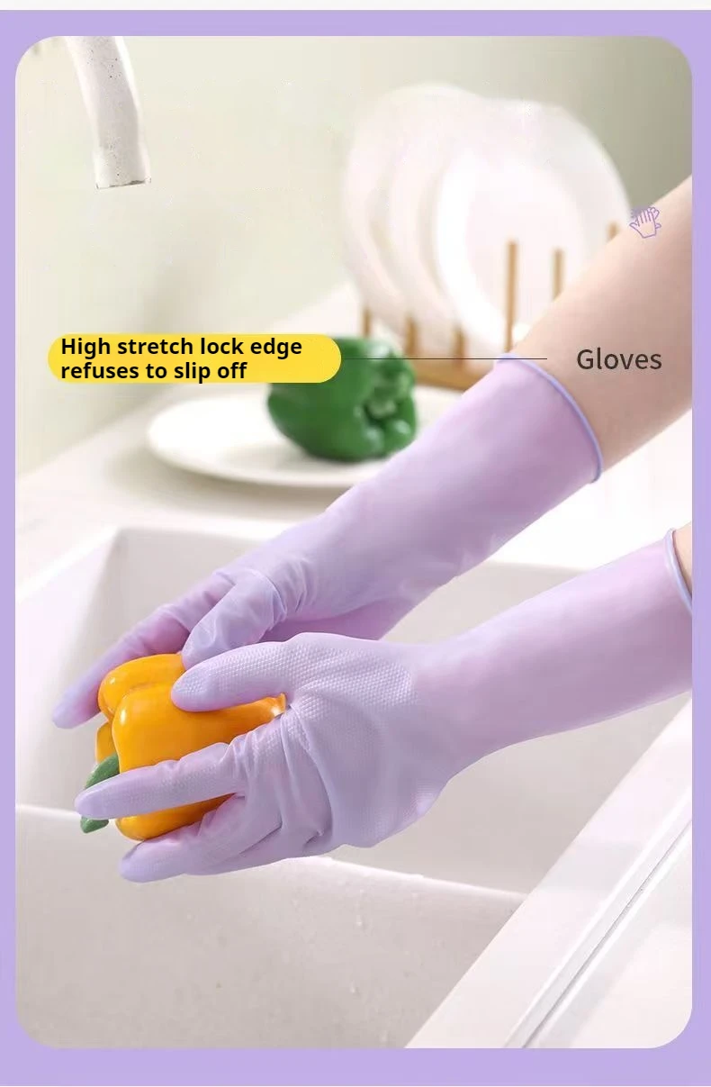 Nitrile gloves Dishwashing gloves Garden work gloves Horticultural gloves Cleaning gloves Protective gloves Household Non-slip Nitrile Gloves Kitchen Garden Laundry Dishwash Food Grade Protect Reuse