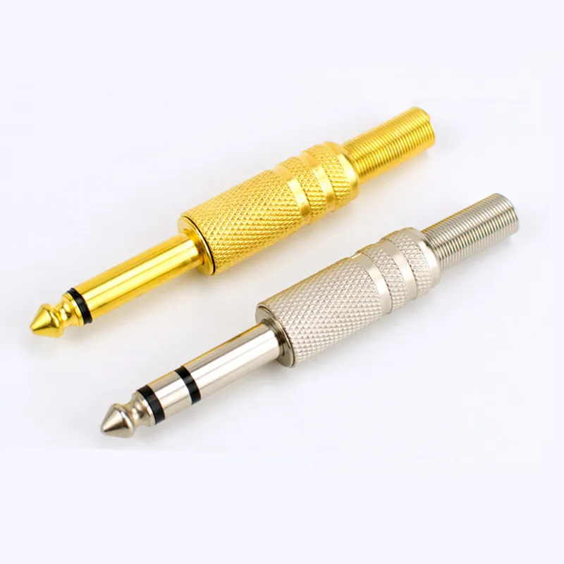 Spina Stereo Da 6,35 Mm (1/4") Maschio A Cavo Femmina Da 6,35 Mm - Foto 3