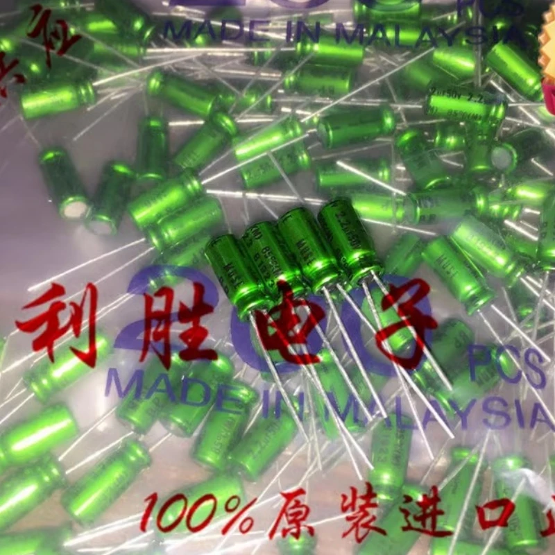 

10 шт. оригинальный конденсатор Nichicon 2,2 UF 50V 2,2 UF 5X11 MUSE BP бесконечный медный штифт