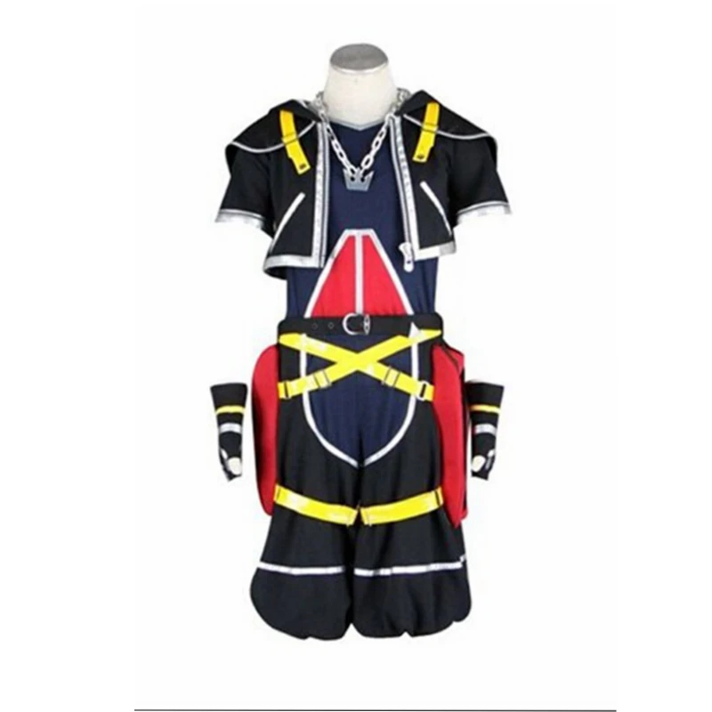 Anime Kingdom Hearts Cosplay - Kingdom Hearts 2 Sora Costume Cosplay Con Collana 11