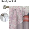 Blackout Curtains for Living Room Curtain Cute Home Interior Curtains 2 Pieces Tulle for Bedroom Partition Shades Kitchen Camera 4