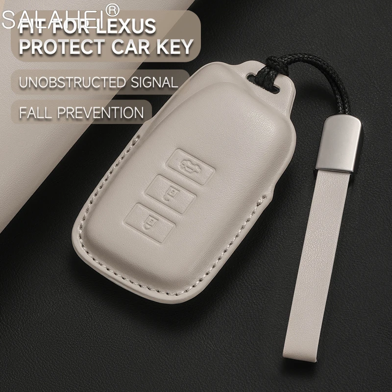 

New Leather Car Key Cover Case Holder for Lexus NX IS RX ES GX LX LS UX GS 200 260 300 350 NX200 NX300 RX350 ES300 Accessories
