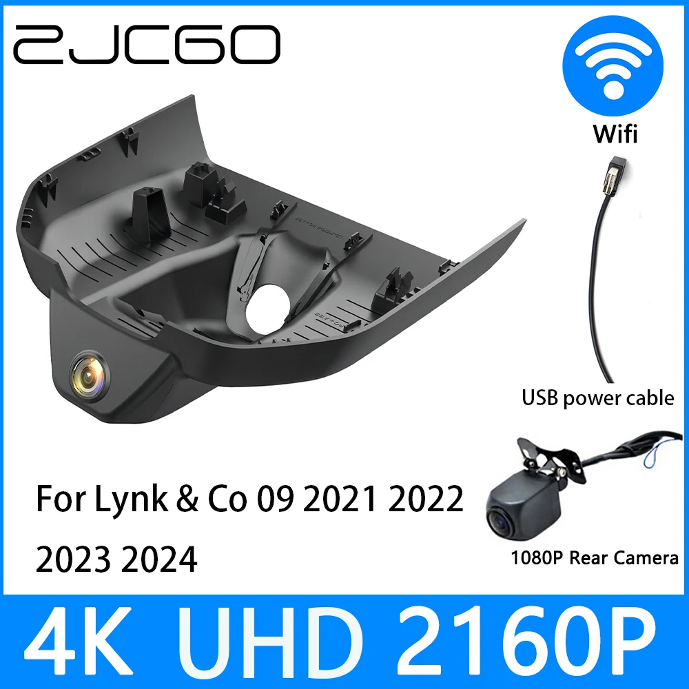 

ZJCGO Dash Cam 4K UHD 2160P Car Video Recorder DVR Night Vision parking for Lynk & Co 09 2021 2022 2023 2024