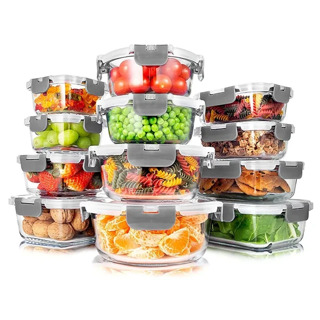 Superior Glass Meal Prep Containers - 6-pack (35oz) Newly