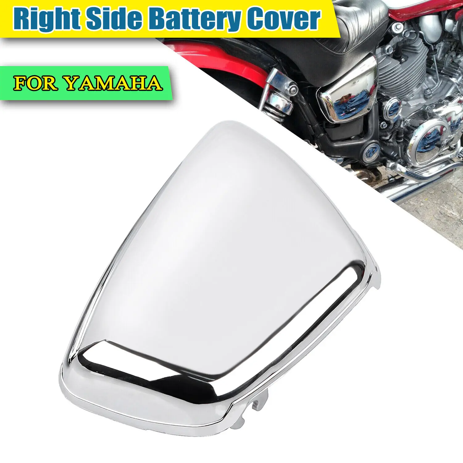 Chrome Battery Side Covers For Kawasaki Vulcan 900 VN900