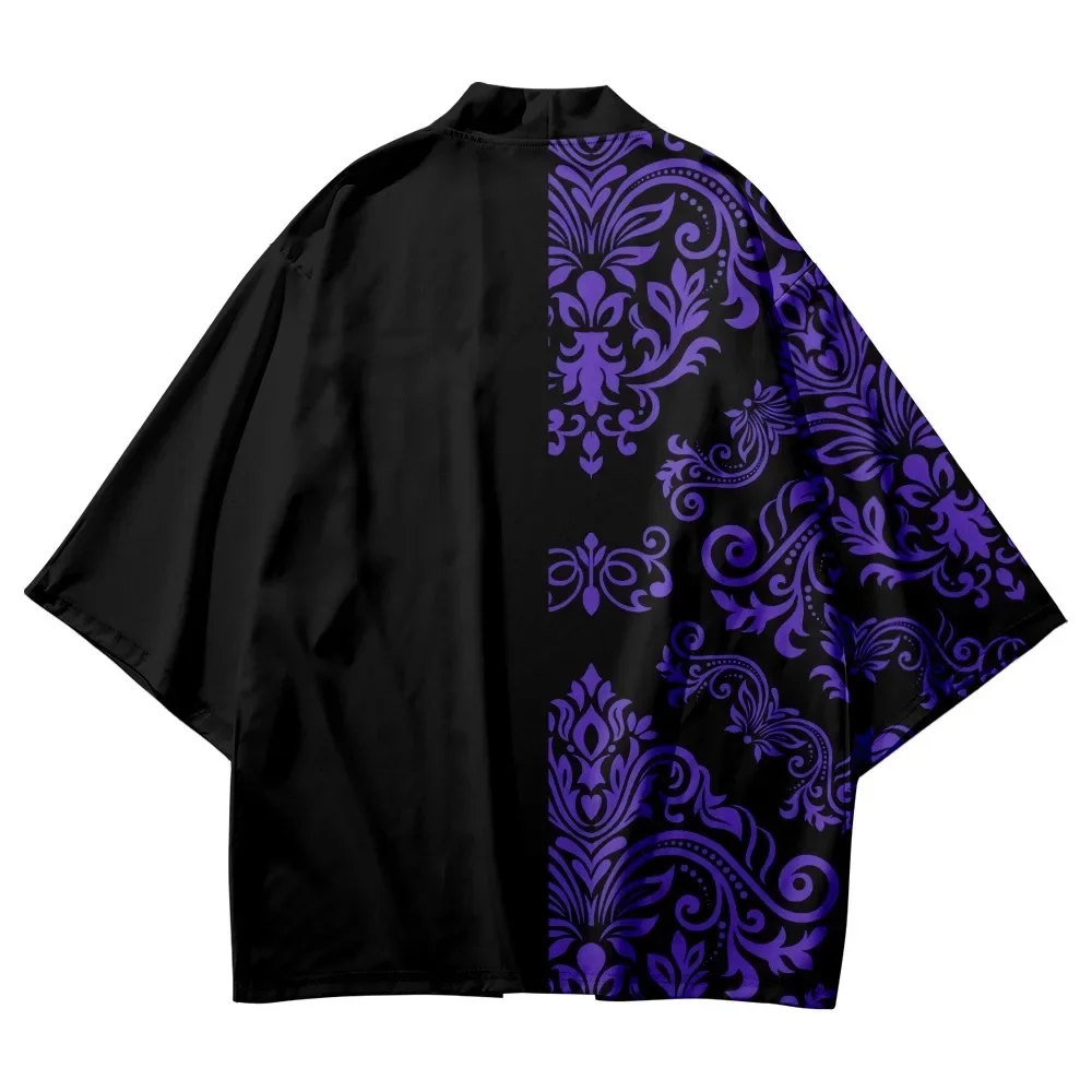 Fashion Streetwear Print Traditional Kimono Casual Men Women Cardigan Cosplay Shirts Harajuku Japanese Samurai Oversized Haori japanese kimono,japanese kimono cardigan,japanese kimono shirt