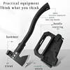 Lifesaving tools, logging and chopping wood, multifunctional outdoor tools, camping and firefighting axes, mountain axes, etc 2