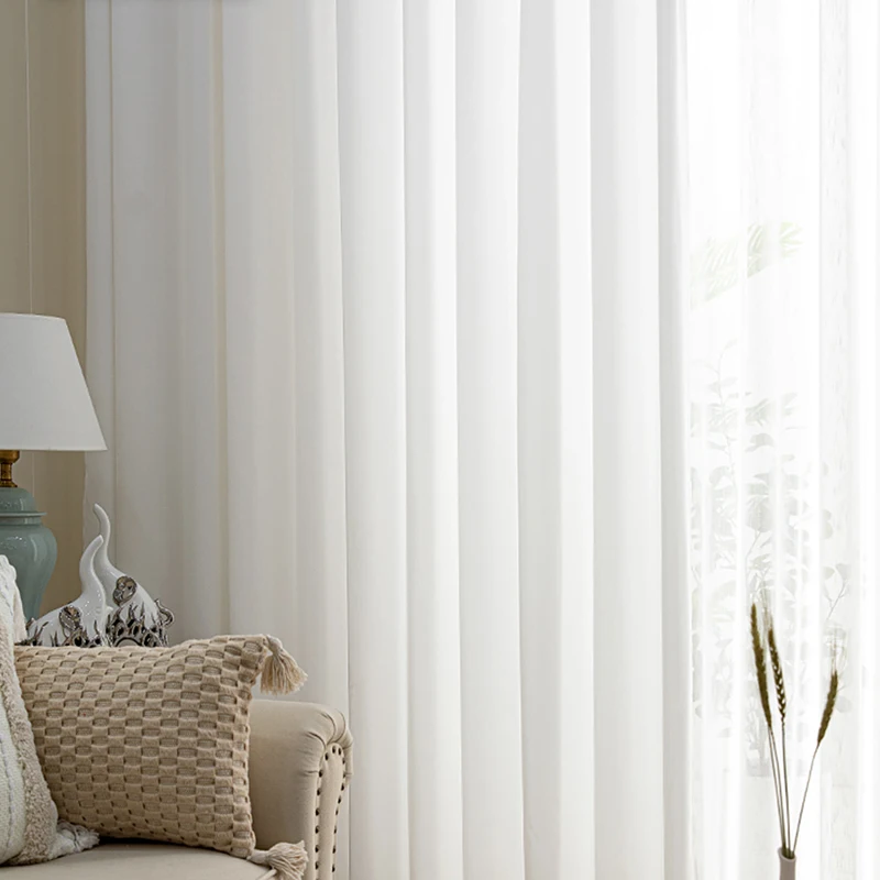 customize, Premium White Gauze Anti-Scratch Curtains for Living Room, Anti-UV Chiffon , Protect Your Privacy, Eco-Friendly ﻿ 6