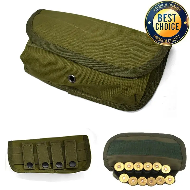 IronSeals 24 Round Shotgun Shell Pouch - MOLLE Compatible Ammunition Holder