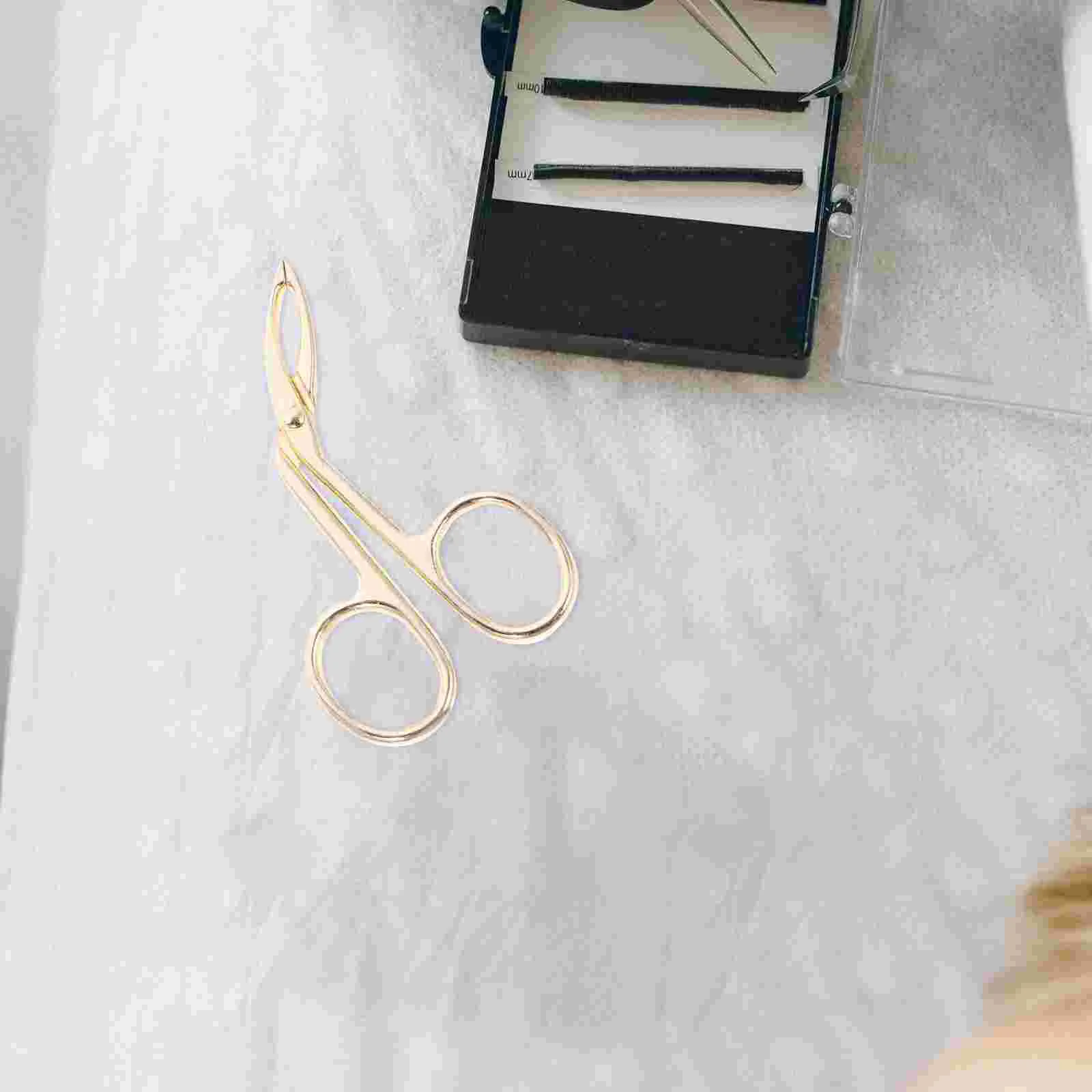 

3pcs Stainless Steel Eyebrow Clips Oblique Eyebrow Tweezers Beauty Tools for Eomen Lady (Golden Color)