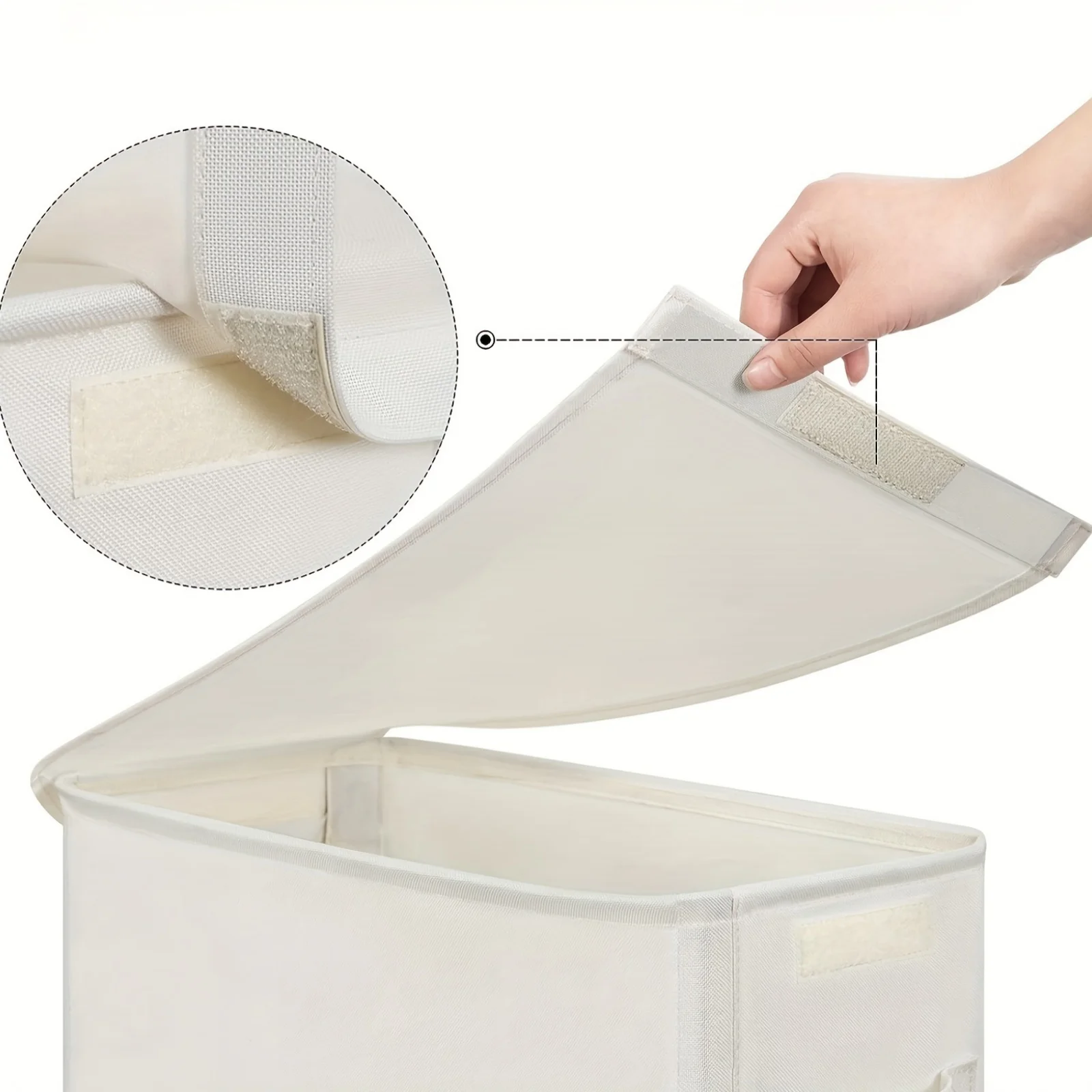 Cesto portaoggetti pieghevole per 12 rotoli, contenitore per carta igienica impermeabile con coperchio, contenitore per carta igienica da bagno, cestino per rotolo di carta igienica con manico (beige