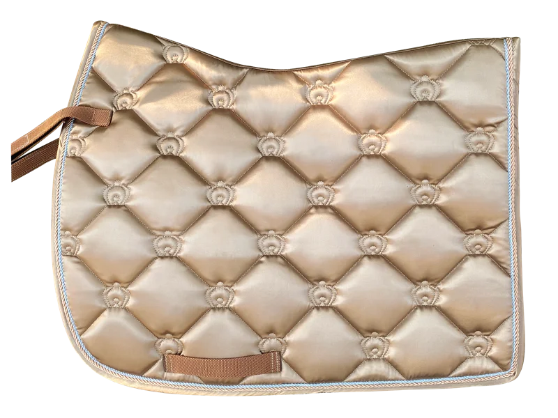 Satin Saddle Pads Equestrian Equipment Dressage Jumping Horse Saddle Pad