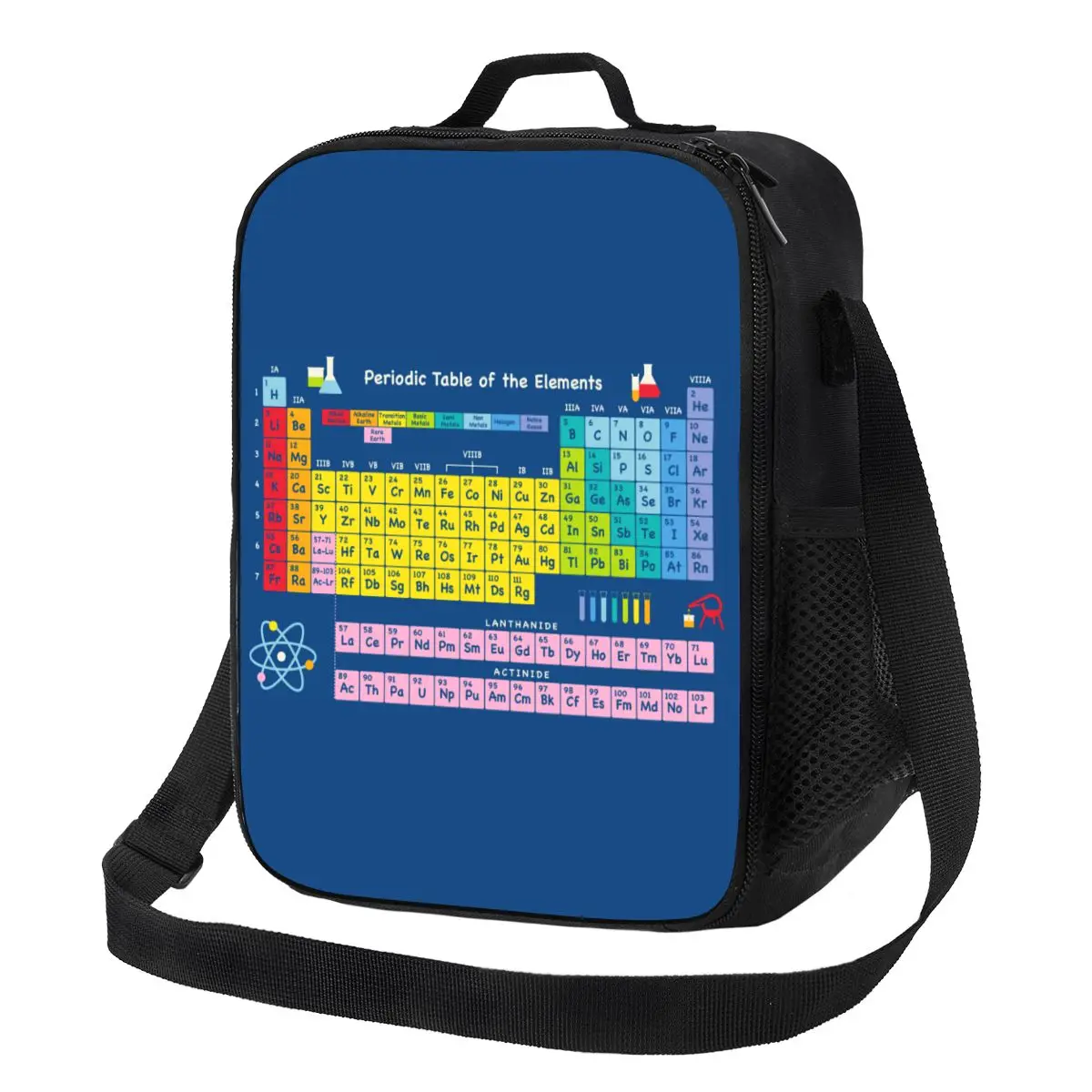 

Periodic Table Thermal Insulated Lunch Bags Chemistry Science Pattern Resuable Lunch Tote Travel Multifunction Bento Food Box