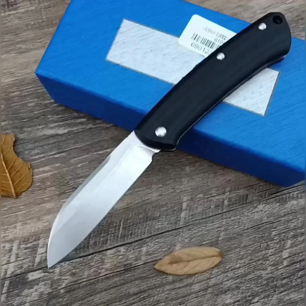 

BM 319 Proper Slipjoint Folding Knife 2.86" Satin S30V Sheepsfoot Blade Canvas Micarta Handles Outdoor Hunting Tactical EDC Tool