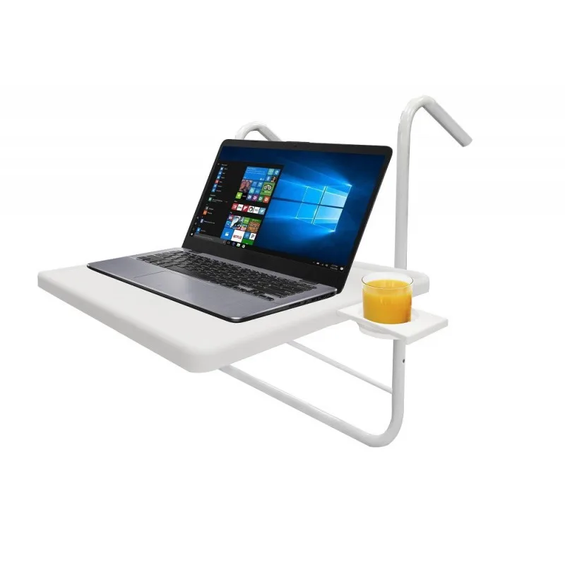 Table for JOCCA handrail. Modern furniture, pendant, sturdy and adjustable balcony. Computer bar with Cup rest. Table for JOCCA handrail. Modern furniture, pendant, sturdy and adjustable balcony. Computer bar with Cup rest.