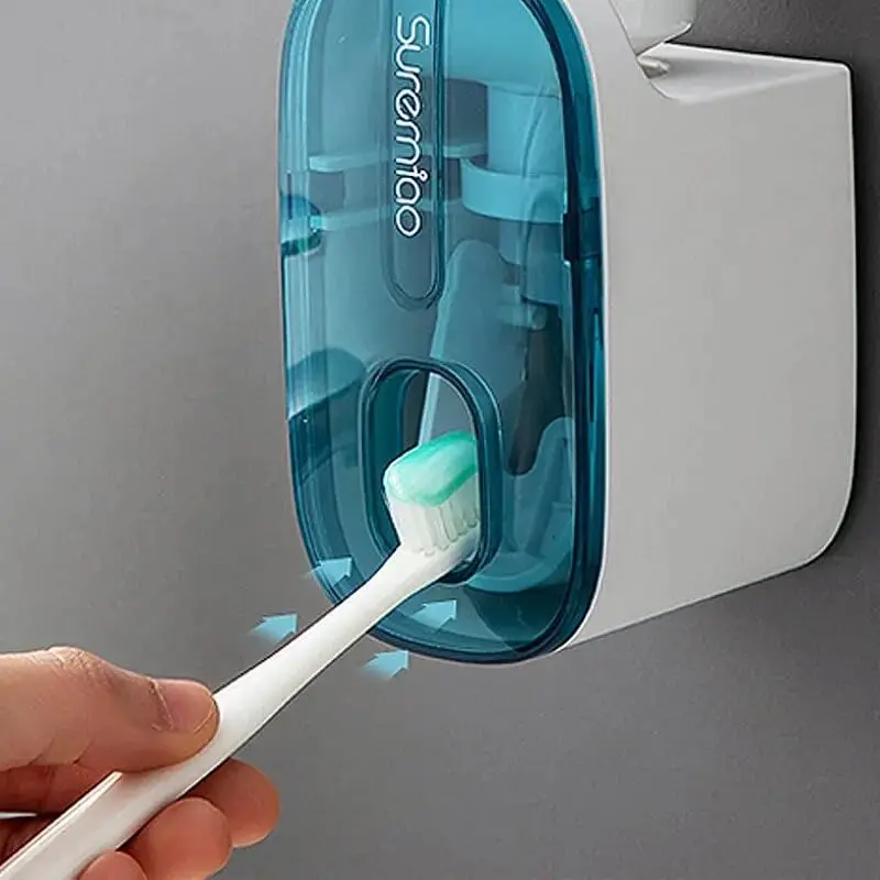 1 PC Automatic Toothpaste Squeezer Wall Mounted Toothpaste Squeezer Simple and Convenient Bathroom Accessories 4