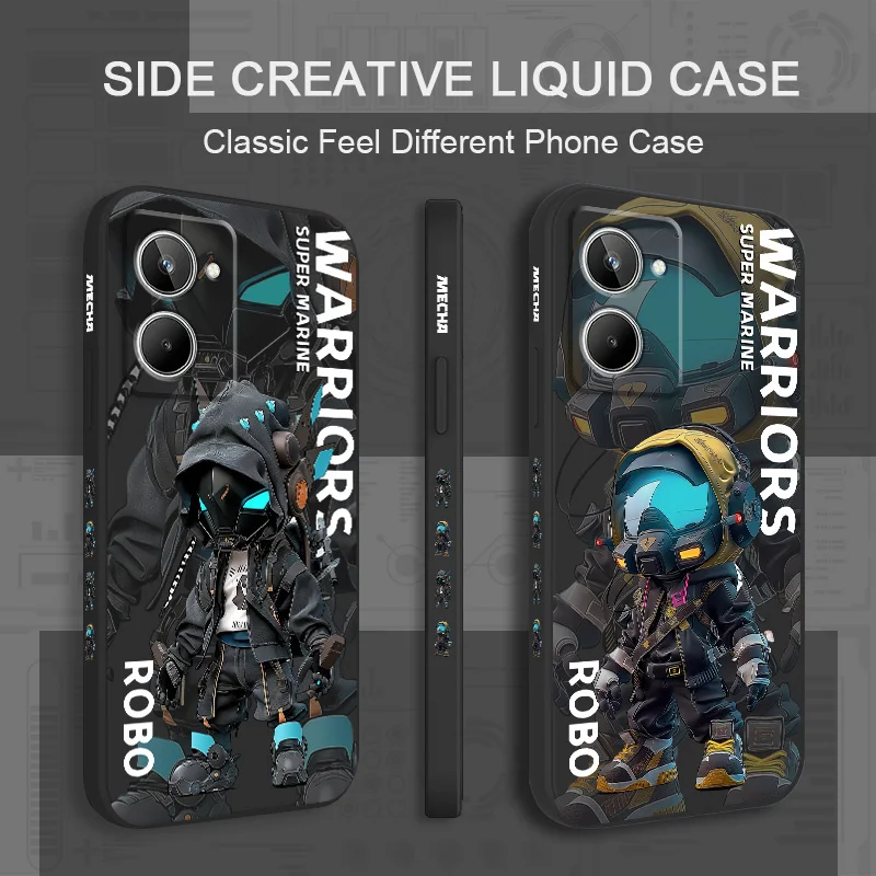 Trendy Cool Boy Liquid Silicone Phone Case
