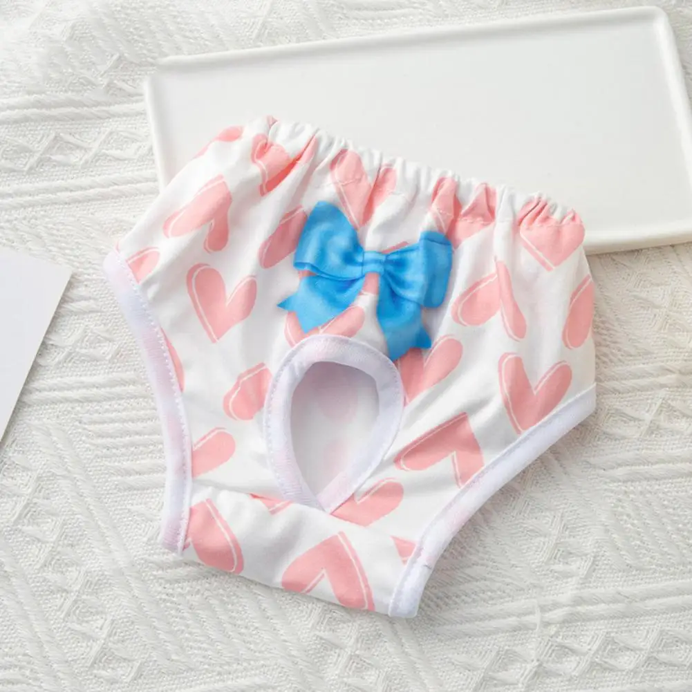Title 6, 1Pc Cute Dog Diapers for Heat Comfortable Absor...