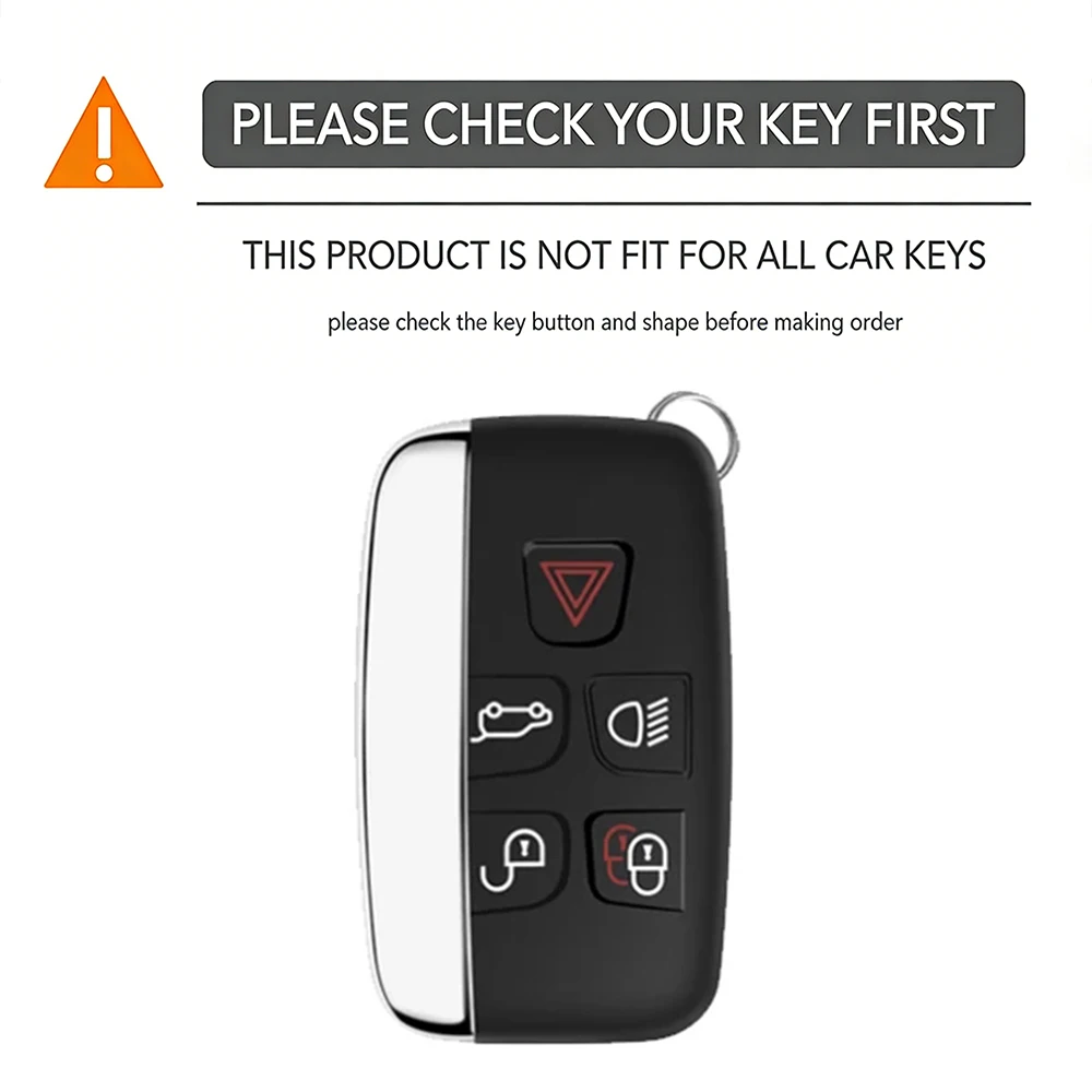 Premium Car Remote Key Case Cover Shell for Land Rover & Jaguar Models